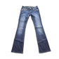 Vintage Y2K Miss Me Bedazzled Embroidered Dark Wash Boot Cut Low Rise Jeans Women's 26 x 33 from propervintagecanada