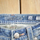 Vintage Y2K Miss Me Bedazzled Embroidered Faded Boot Cut Low Rise Jeans Women's 26 x 33 from propervintagecanada