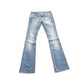 Vintage Y2K Miss Me Bedazzled Embroidered Faded Boot Cut Low Rise Jeans Women's 26 x 33 from propervintagecanada