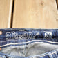 Vintage Y2K Miss Me Bedazzled Embroidered Faded Low Rise Boot Cut Low Rise Jeans Size 26x33 from propervintagecanada