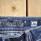Vintage Y2K Miss Me Bedazzled Embroidered Low Rise Boot Cut Low Rise Jeans 26x33 from propervintagecanada