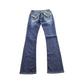 Vintage Y2K Miss Me Bedazzled Embroidered Low Rise Boot Cut Low Rise Jeans 26x33 from propervintagecanada