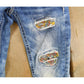 Vintage Y2K Miss Me Bedazzled Low Rise Jeans Women's 23 x 25 / Bootcut / 2000's Embroidered Contrast Stitched Denim from propervintagecanada