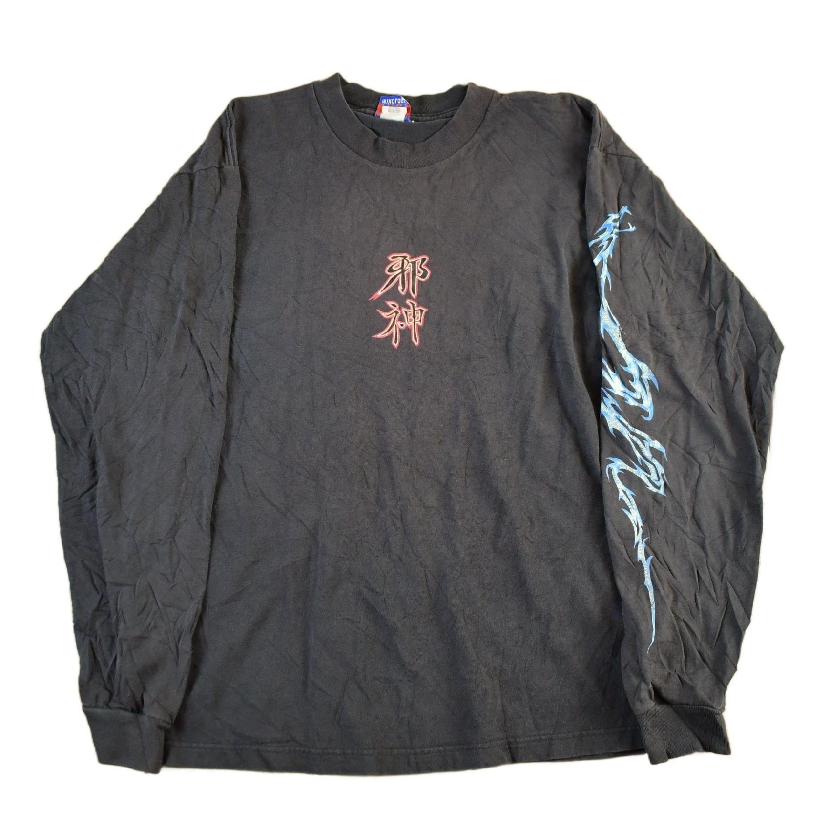 Vintage Y2K Mixology Laboratories Dragon Graphic Long Sleeve T Shirt Size MediumMen's Medium