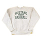 Vintage Y2K Mustang Baseball Embroidered Heavyweight Crewneck Sweatshirt Men's XL from propervintagecanada