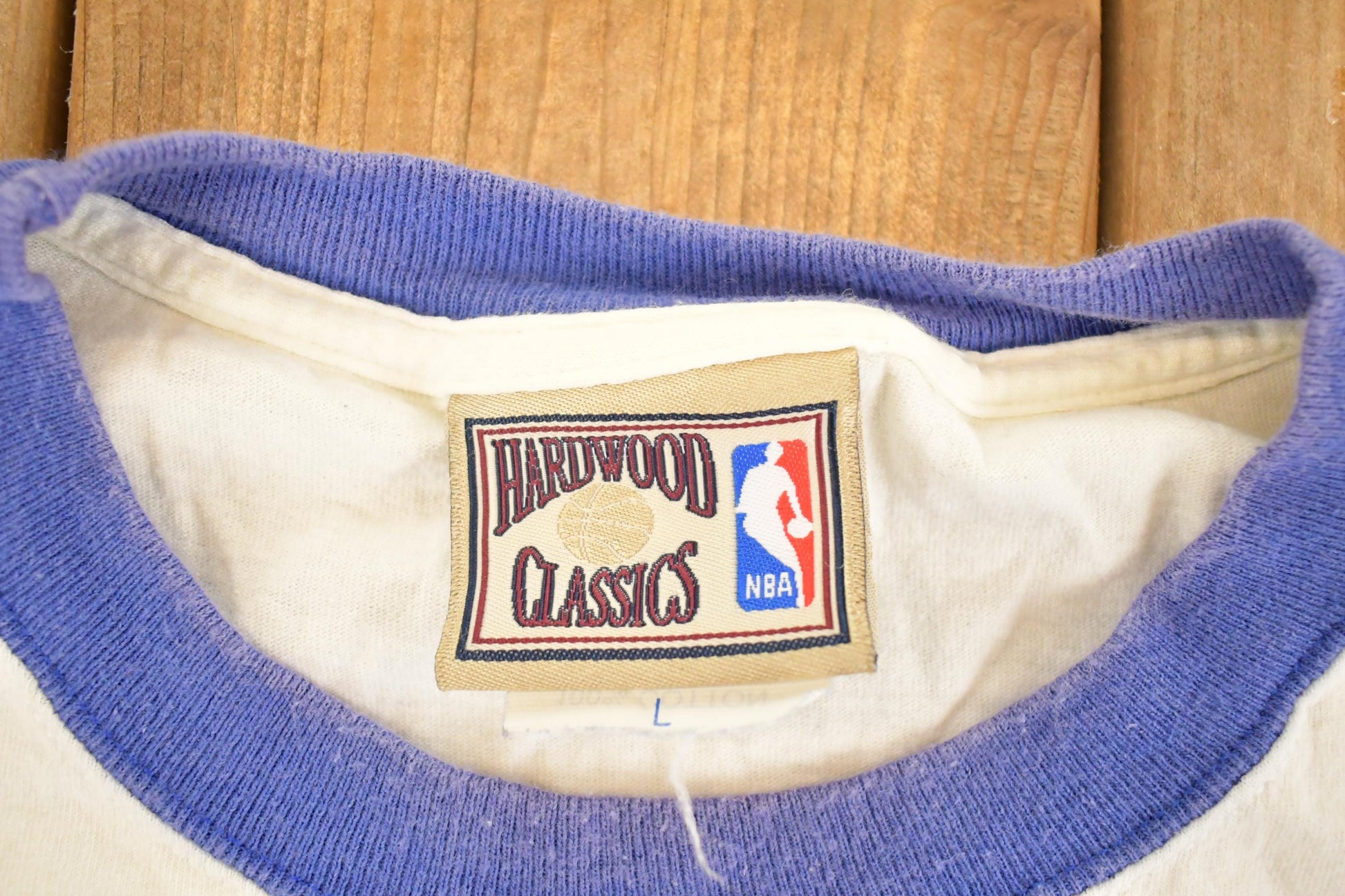 Vintage Y2K New Jersey Nets Ringer T-Shirt, Men's L, NBA Tee, Made in USA from propervintagecanada