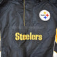 Vintage Y2k NFL Pittsburg Steelers Embroidered Removable Hooded Jacket from propervintagecanada