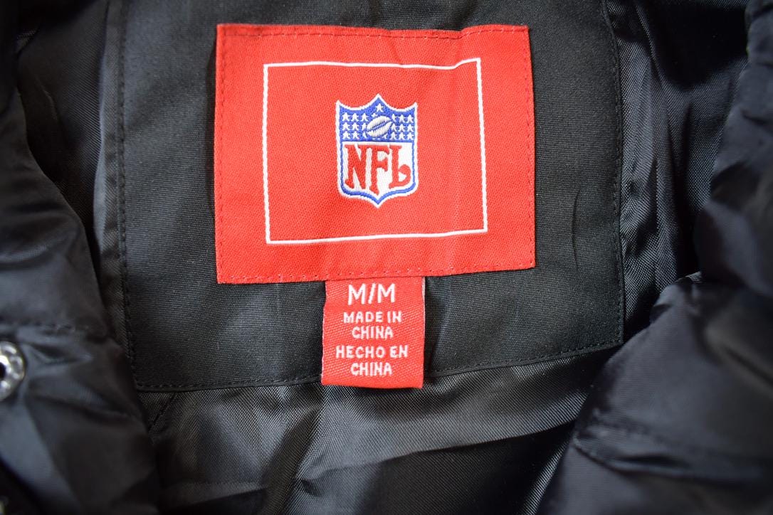 Vintage Y2k NFL Pittsburg Steelers Embroidered Removable Hooded Jacket from propervintagecanada