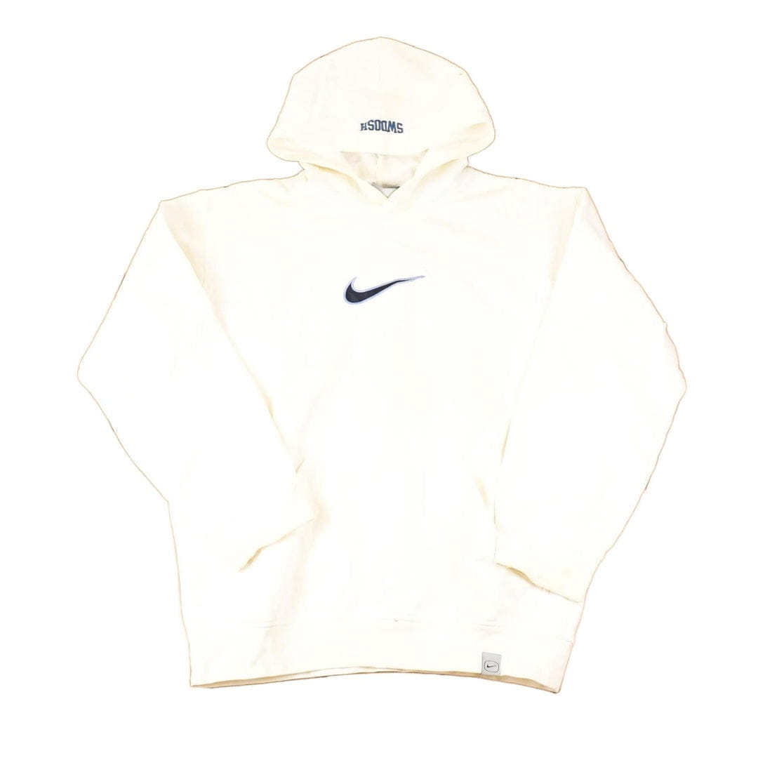 Vintage Y2K Nike Big Middle Embroidered Swoosh Hoodie Sweatshirt Men's L from propervintagecanada