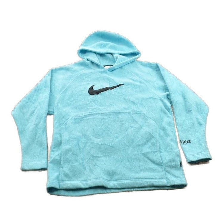 Vintage Y2K Nike Center Logo Fleece HoodieMen's Medium from propervintagecanada