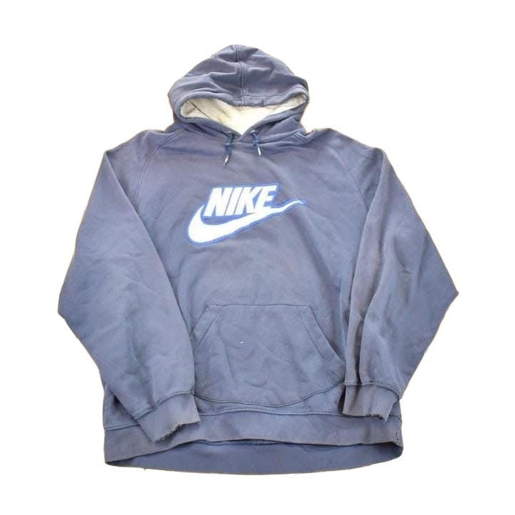 Vintage Y2K Nike Embroidered Large Swoosh Hoodie Sweatshirt Men's XXL from propervintagecanada
