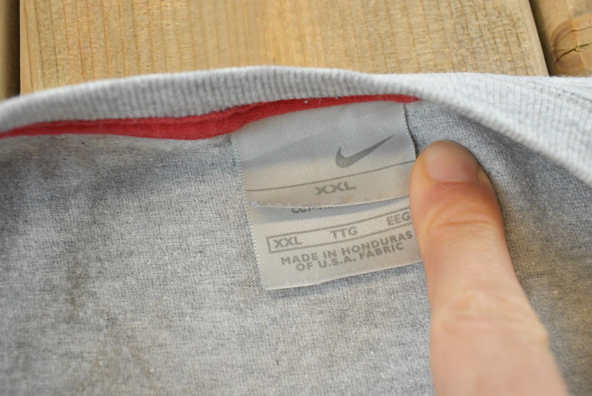 Vintage Y2K Nike Embroidered Logo Long Sleeve Shirt Men's XL from propervintagecanada