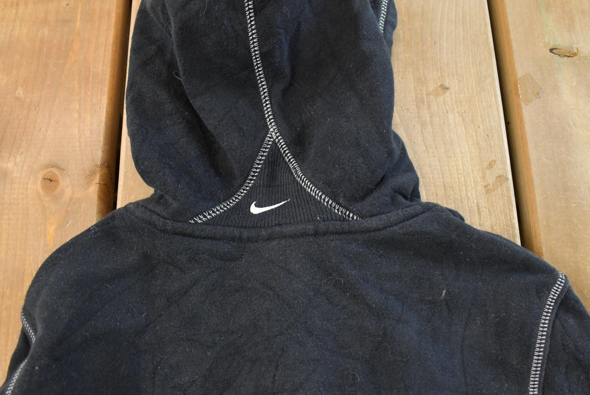 Vintage Y2K Nike Embroidered Mini Swoosh Full Zip Hoodie Sweatshirt Women's M from propervintagecanada