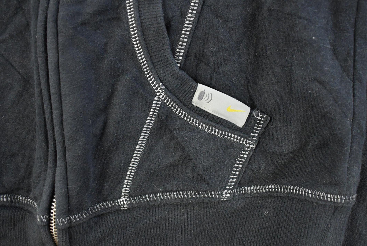 Vintage Y2K Nike Embroidered Mini Swoosh Full Zip Hoodie Sweatshirt Women's M from propervintagecanada