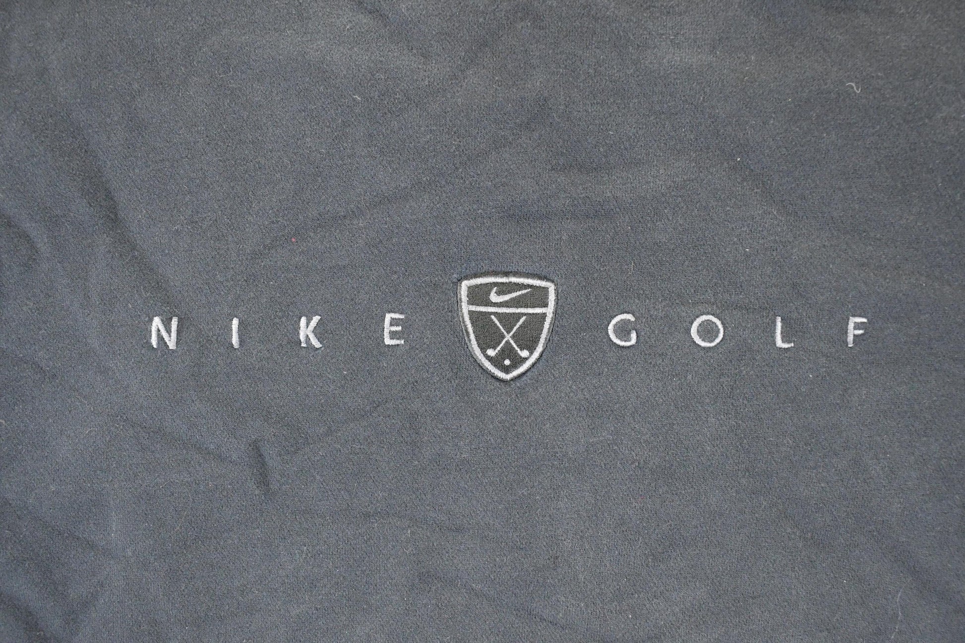 Vintage Y2K Nike Golf Embroidered Mini Swoosh Sweatshirt Men's L from propervintagecanada