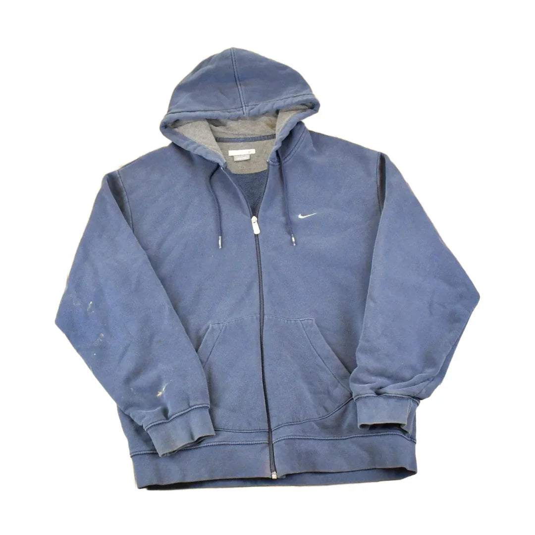 Vintage Y2K Nike Hoodie Full Zip Sweatshirt Men's XL from propervintagecanada
