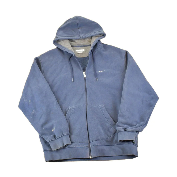 Vintage Y2K Nike Hoodie Full Zip Sweatshirt Men's XL from propervintagecanada