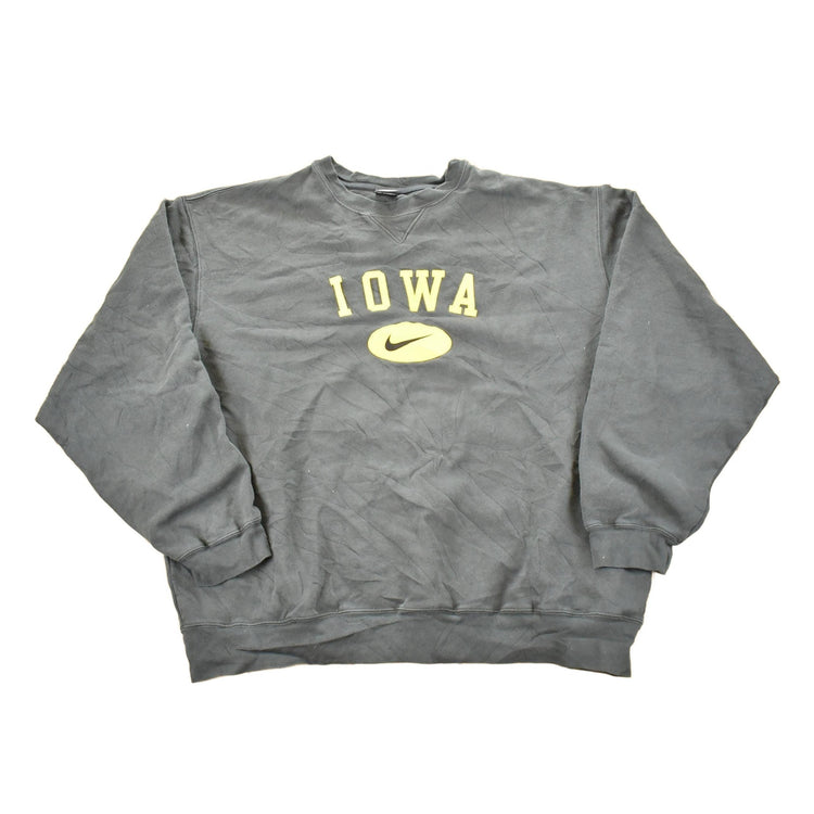Vintage Y2K Nike Iowa Hawkeyes University Crewneck Sweater Mens XXL from propervintagecanada