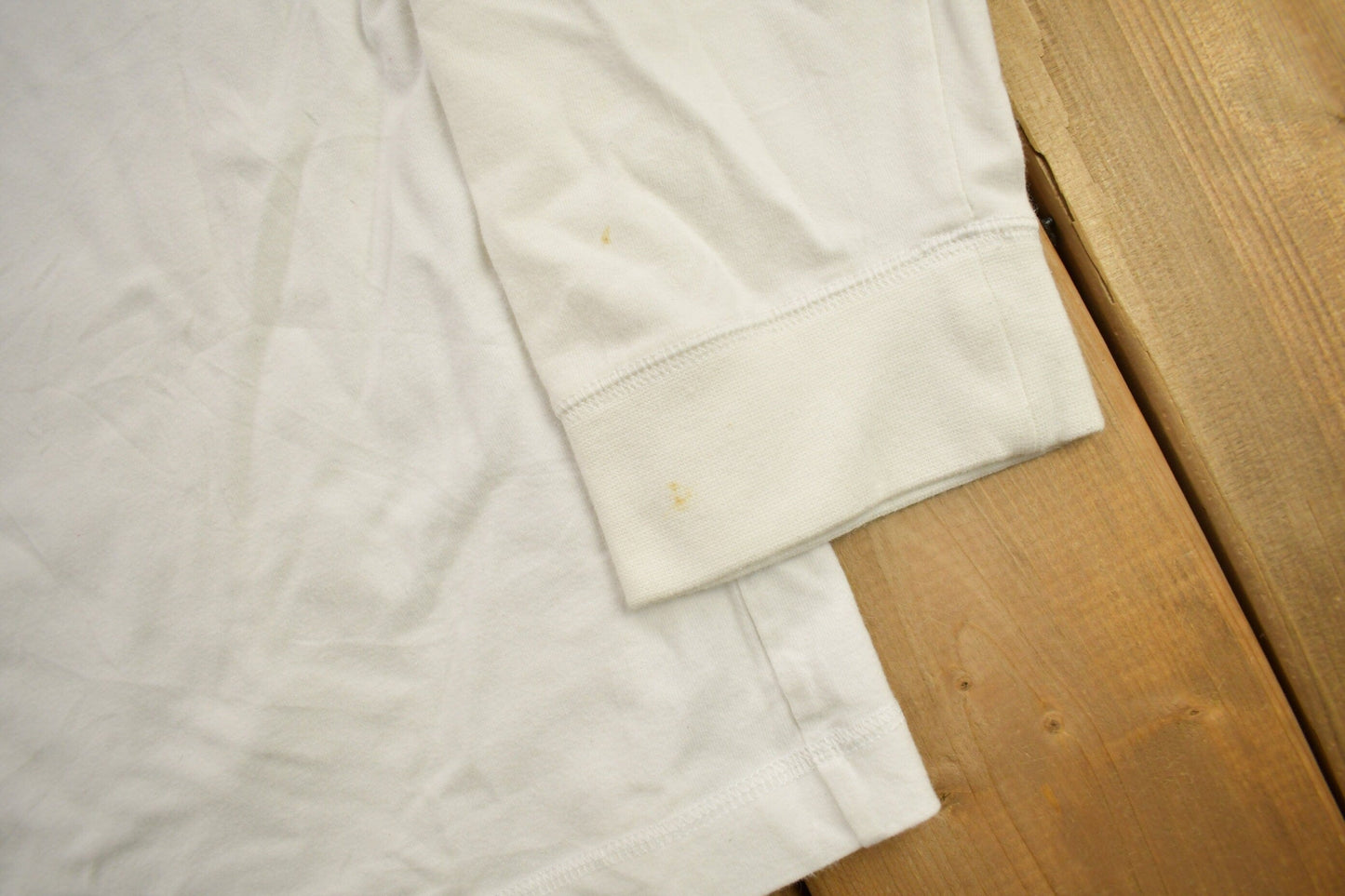 Vintage Y2K Nike Mini Swoosh White Mockneck Shirt Men's Medium from propervintagecanada