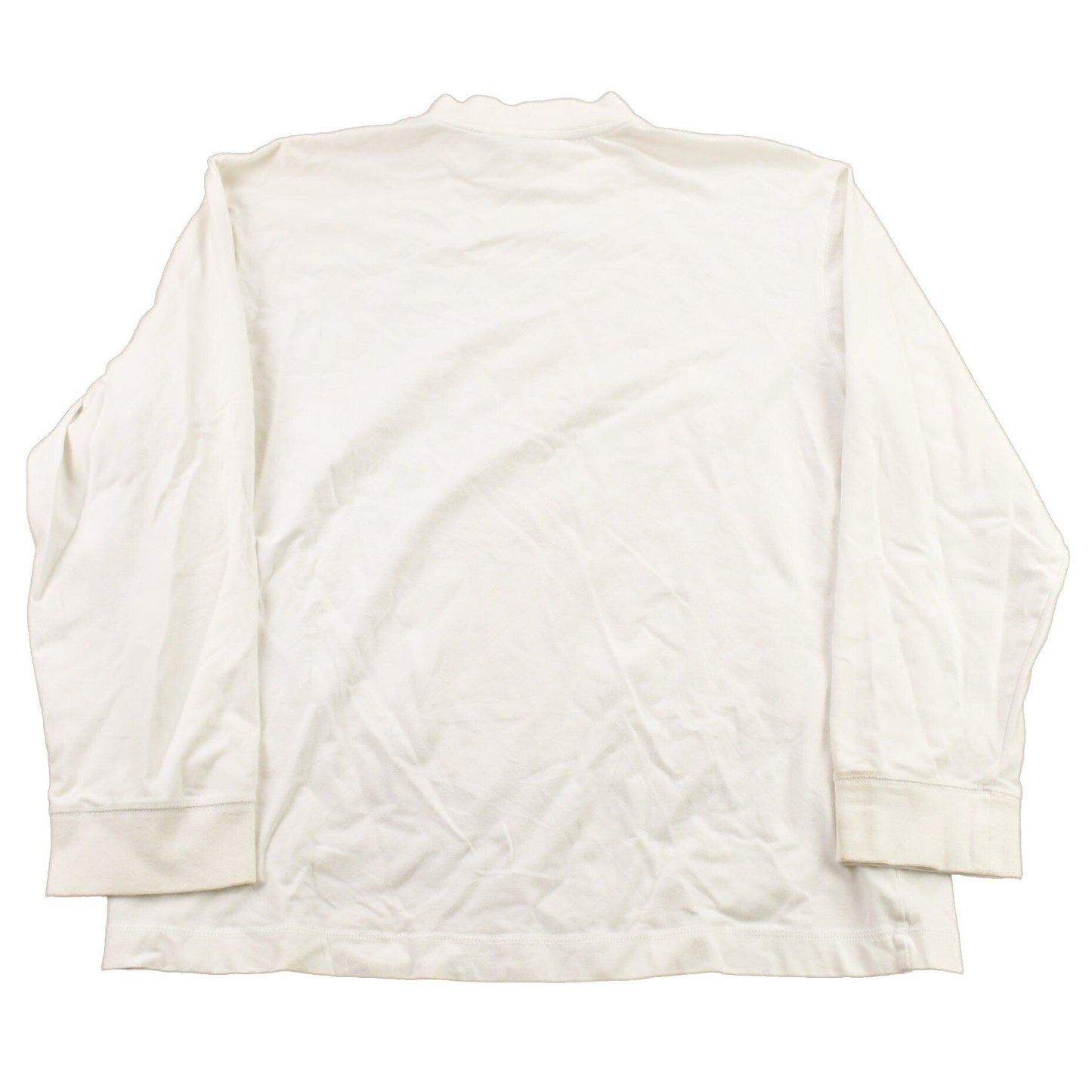 Vintage Y2K Nike Mini Swoosh White Mockneck Shirt Men's Medium from propervintagecanada