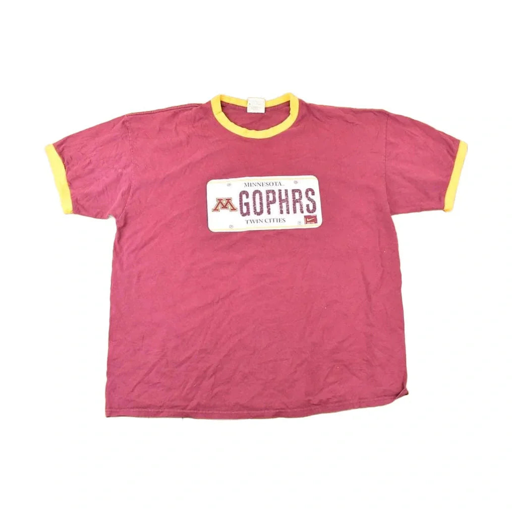 Vintage Y2K Nike Minnesota Golden Gophers Collegiate T-Shirt Men's XXL from propervintagecanada