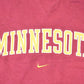 Vintage Y2K Nike Minnesota University Embroidered Swoosh Crewneck Sweater Mens XXL from propervintagecanada