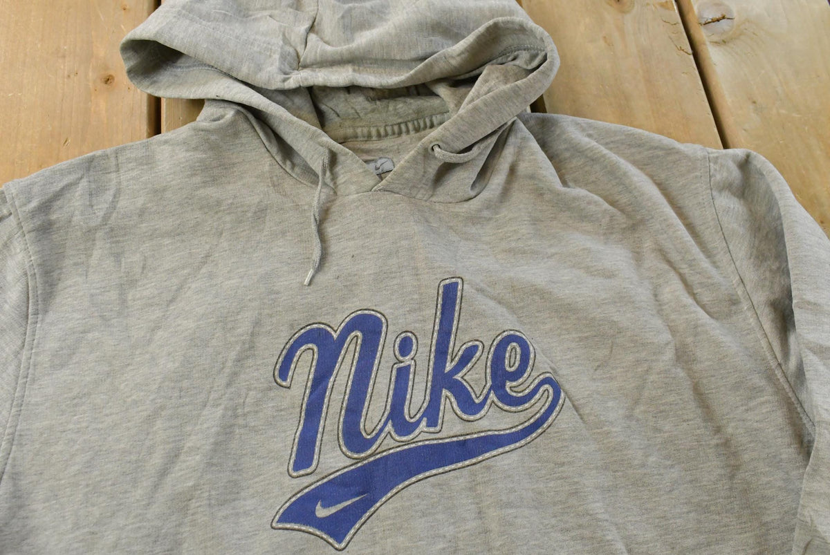 Vintage Y2K Nike Script Text Logo Hoodie Sweatshirt Men's XL from propervintagecanada