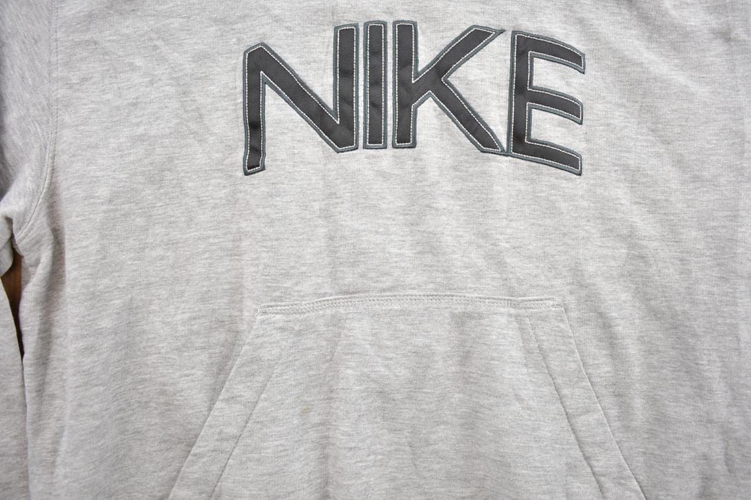 Vintage Y2K Nike Spell Out Logo Hoodie Men's Large from propervintagecanada