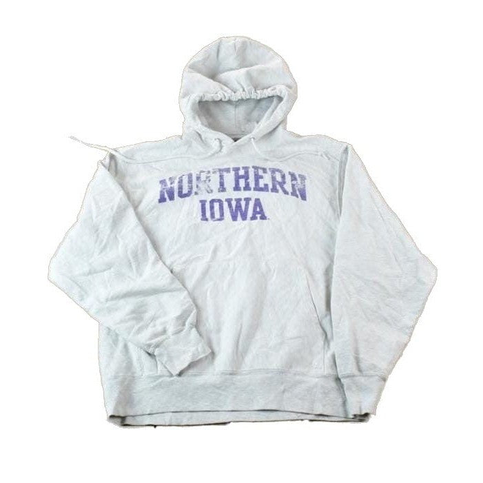 Vintage Y2K Northern Iowa Champion Reverse Weave Hoodie Sweatshirt Men's Medium