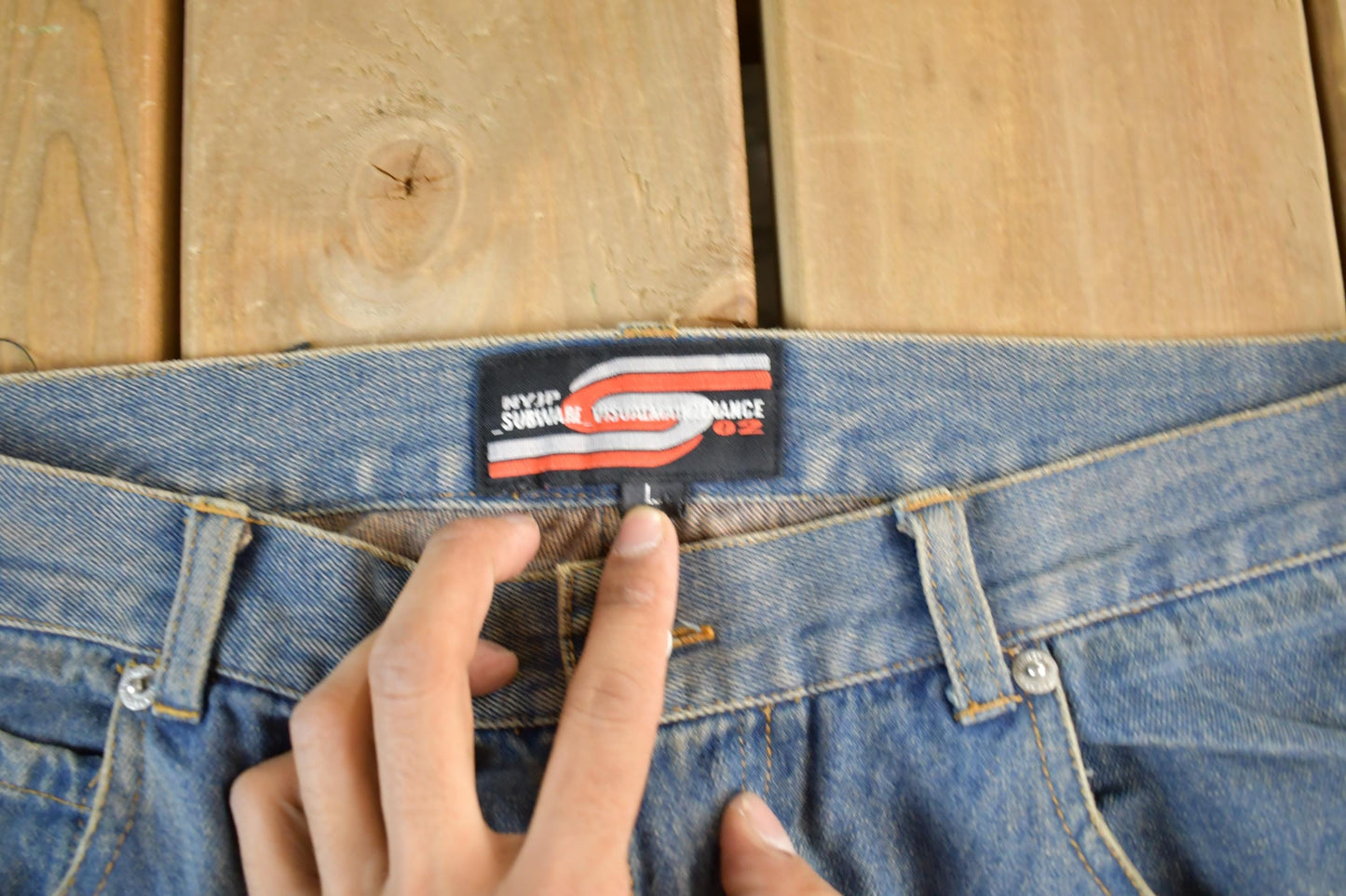 Vintage Y2K NYJP Subware Denim Jeans Men's 34 x 32 from propervintagecanada
