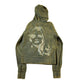 Vintage Y2K Overdyed Full Zip Hoodie Women's Small from propervintagecanada