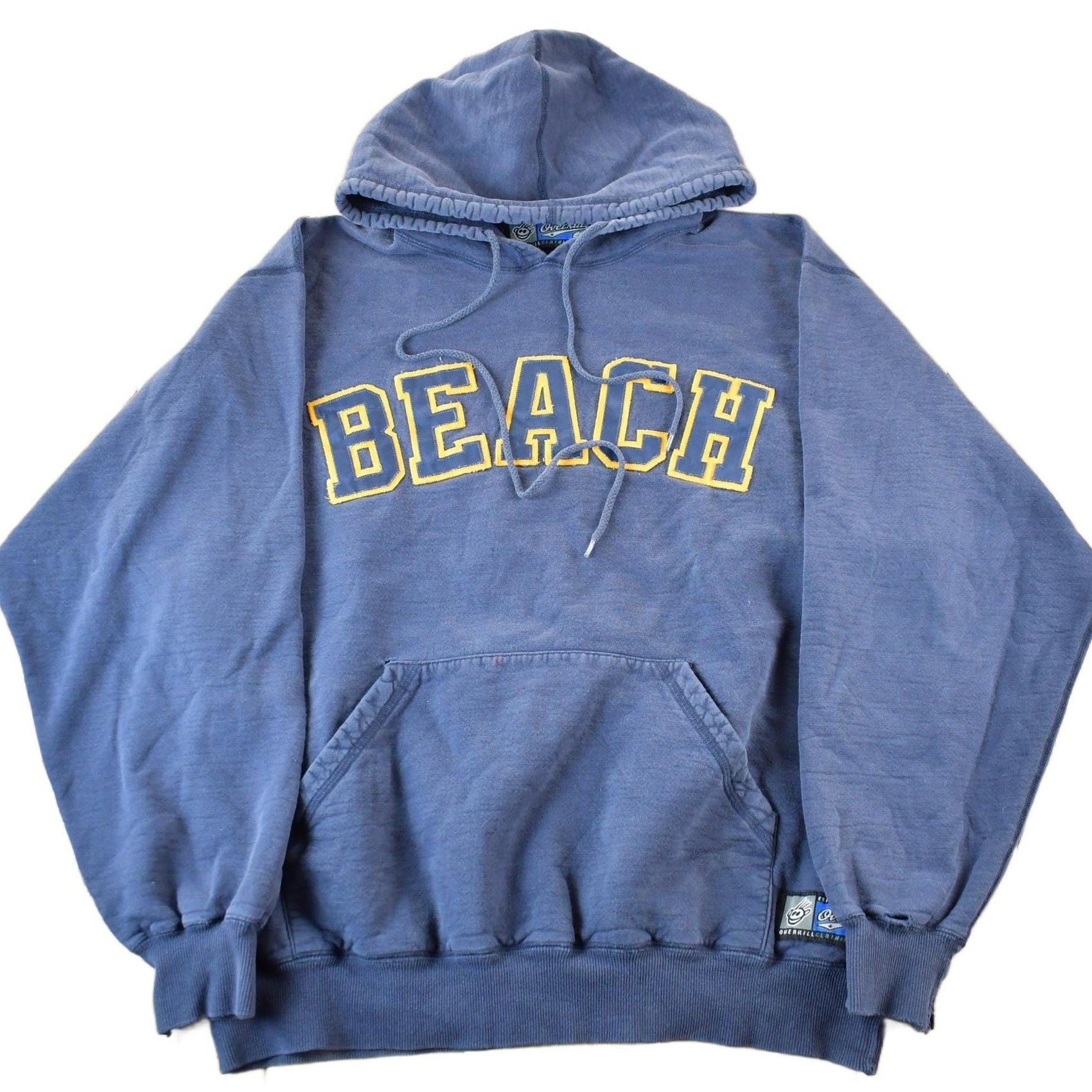 Vintage Y2K Overkill Beachwear Hoodie Men's Large from propervintagecanada