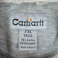Vintage Y2K Perfectly Distressed Carhartt Heather Grey Hoodie Sweatshirt Men's 2XL Tall from propervintagecanada