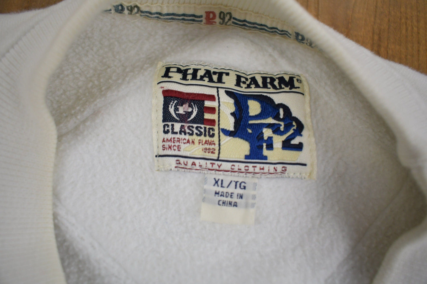 Vintage Y2K Phat Farm Embroidered Crewneck Sweatshirt Men's 2XL from propervintagecanada