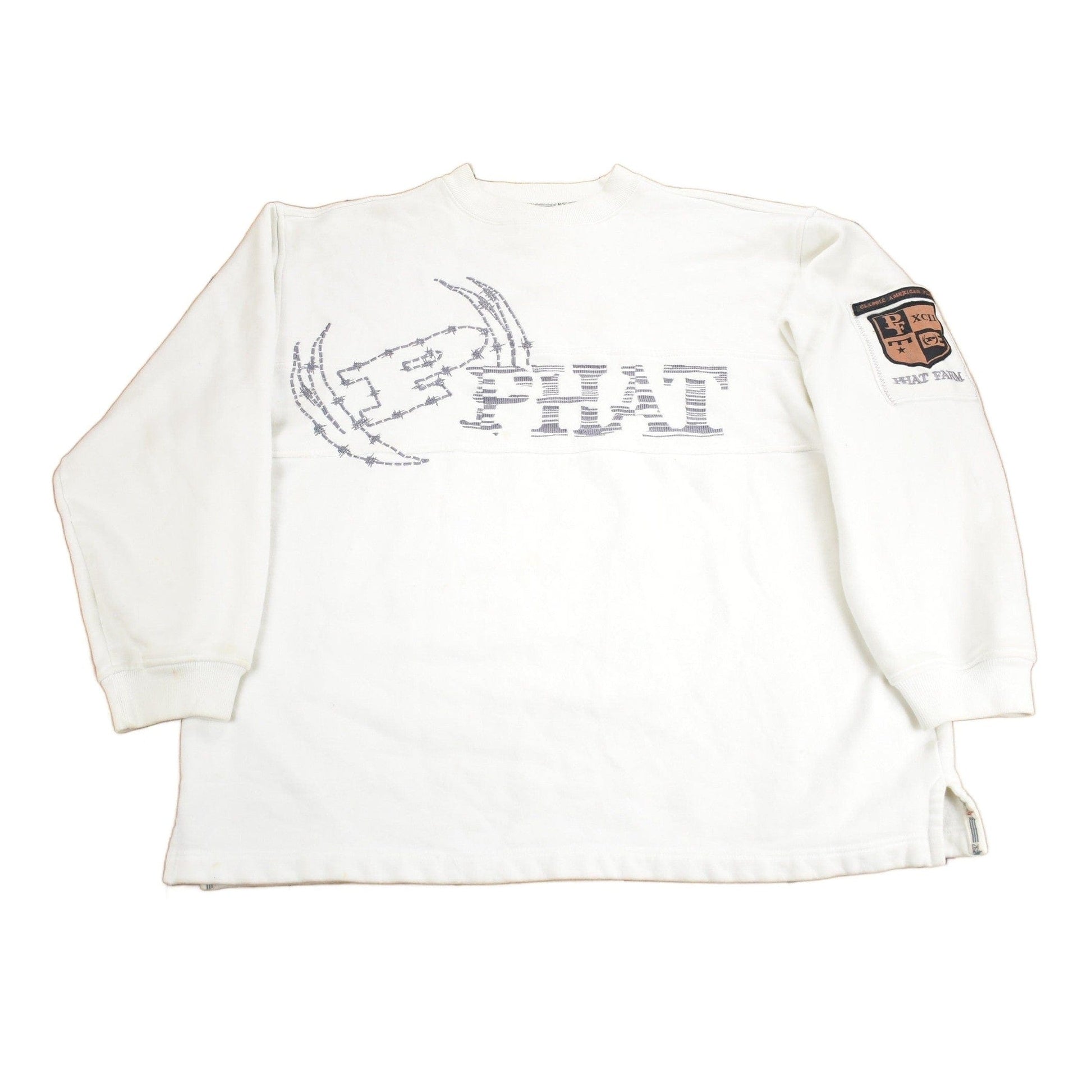 Vintage Y2K Phat Farm Embroidered Crewneck Sweatshirt Men's 2XL from propervintagecanada