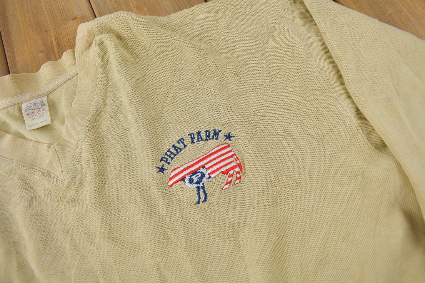 Vintage Y2K Phat Farm Embroidered Sweatshirt Men's 3XL from propervintagecanada
