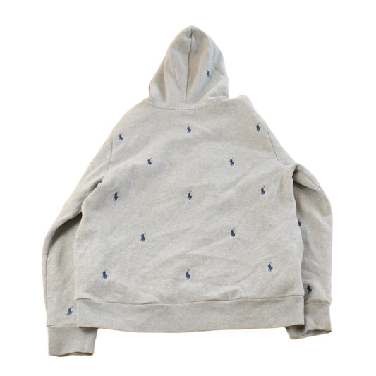 Vintage Y2K Polo Ralph Lauren All Over Print Hoodie Youth XL from propervintagecanada