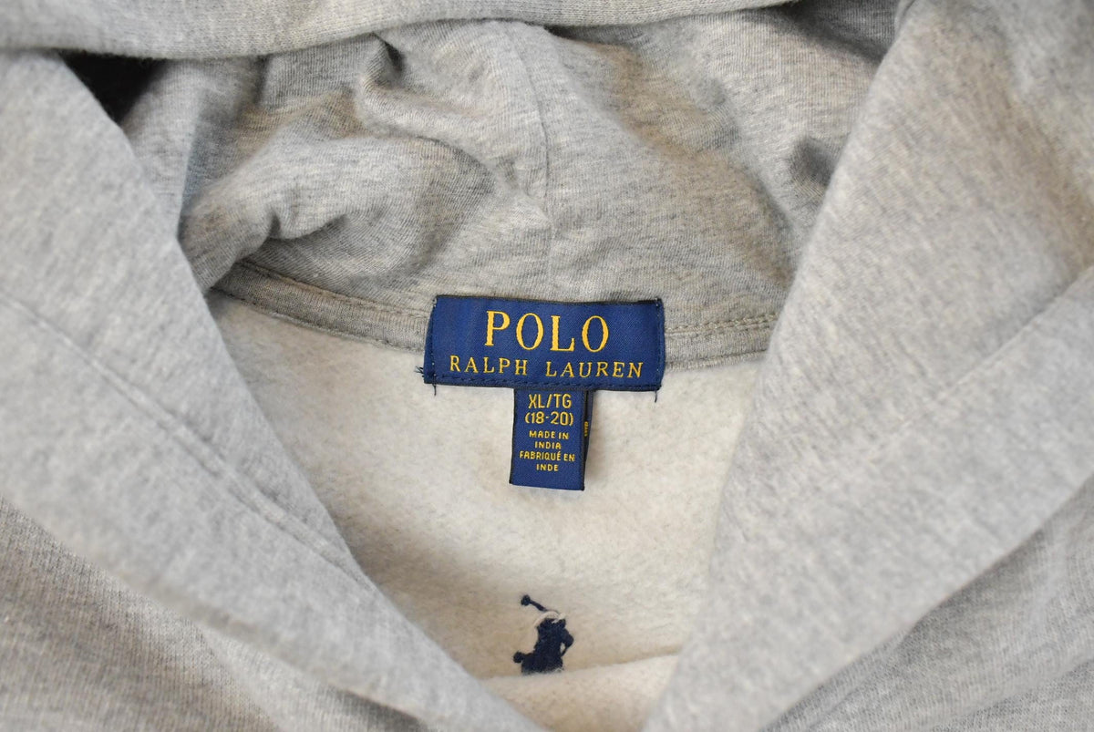Vintage Y2K Polo Ralph Lauren All Over Print Hoodie Youth XL from propervintagecanada