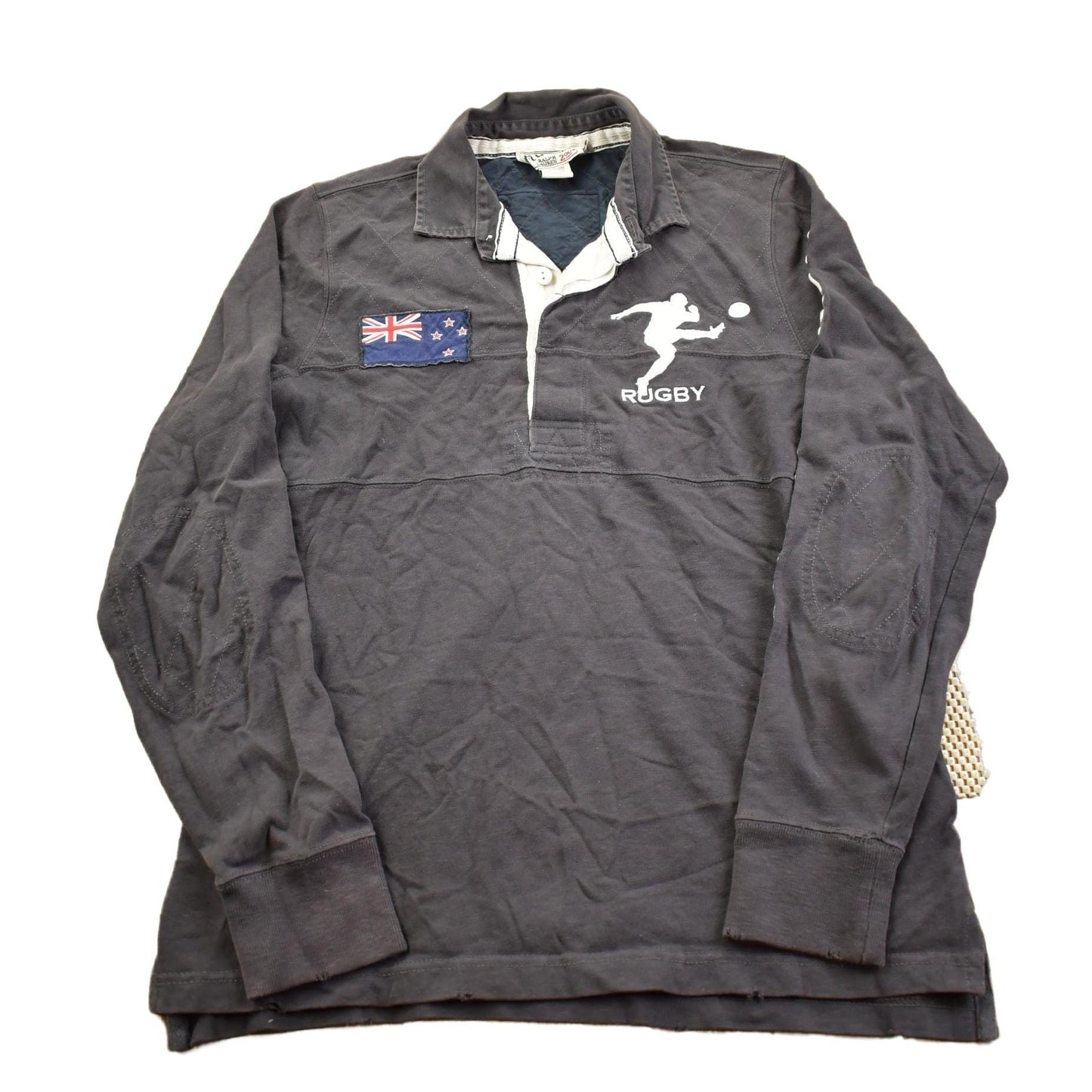 Vintage Y2K Polo Rugby New Zealand Rugby Shirt Men's Medium from propervintagecanada