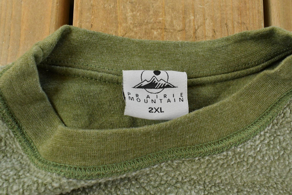 Vintage Y2K Prairie Mountain Alaska Crewneck Sweatshirt Mens 2XL from propervintagecanada