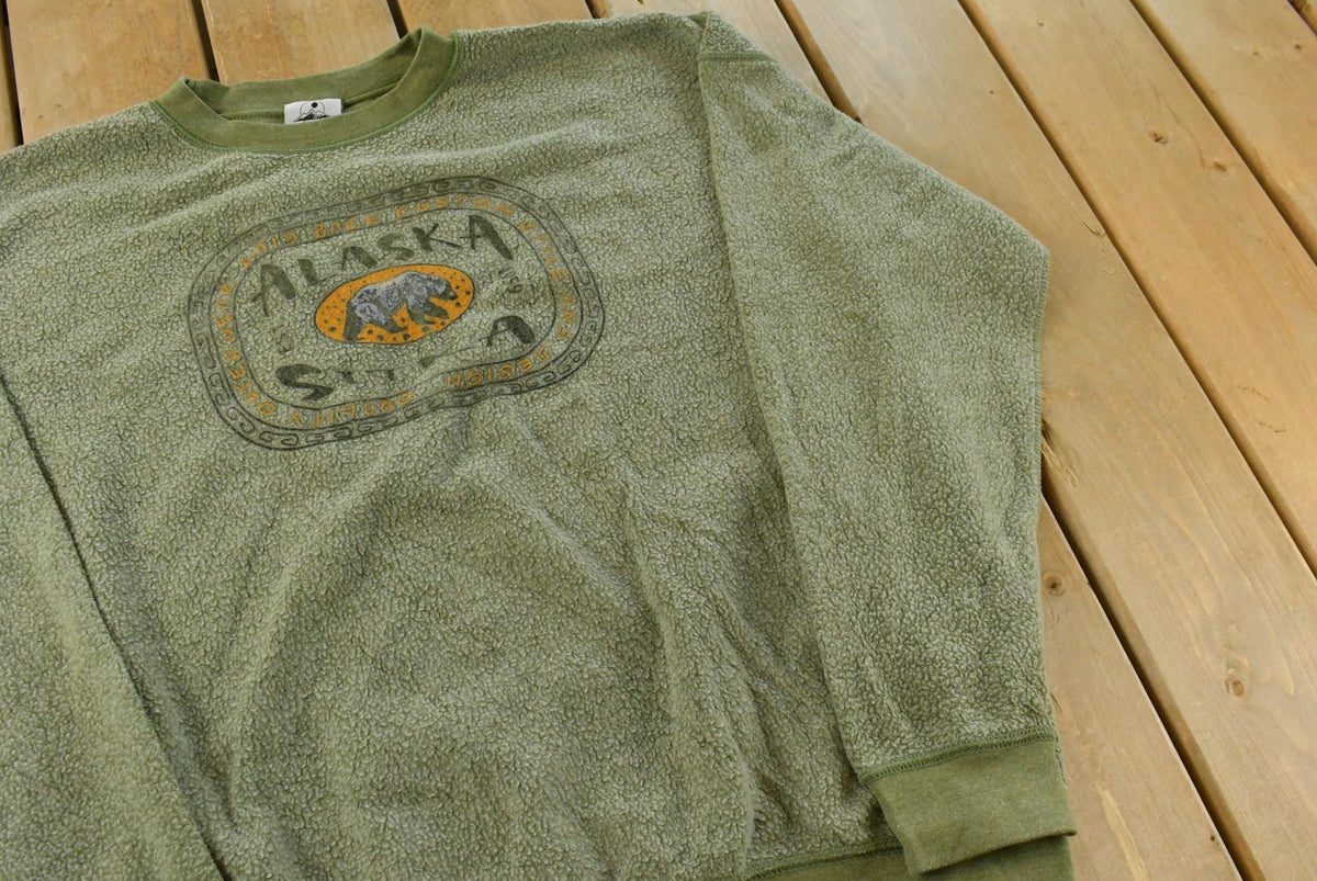 Vintage Y2K Prairie Mountain Alaska Crewneck Sweatshirt Mens 2XL from propervintagecanada