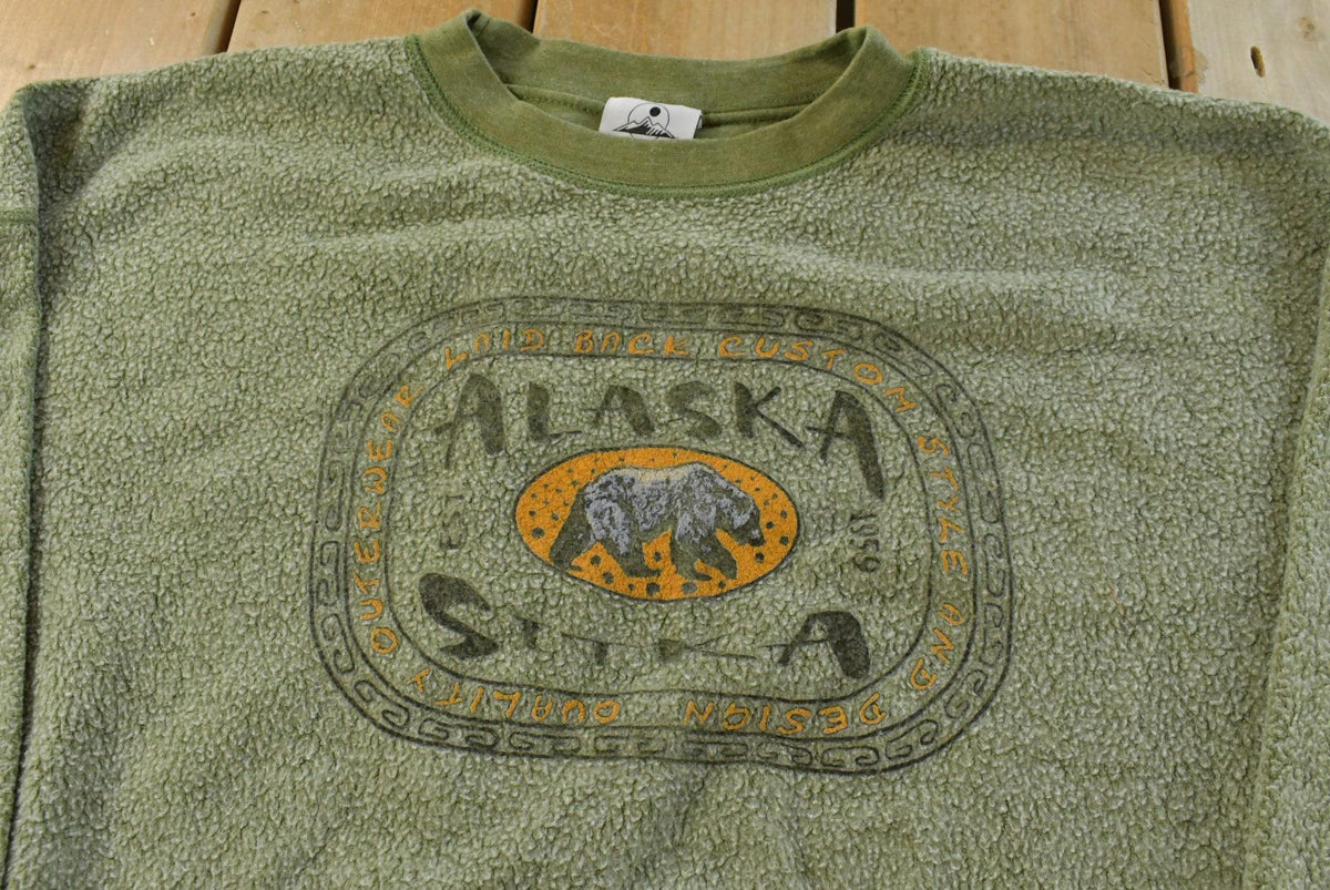Vintage Y2K Prairie Mountain Alaska Crewneck Sweatshirt Mens 2XL from propervintagecanada