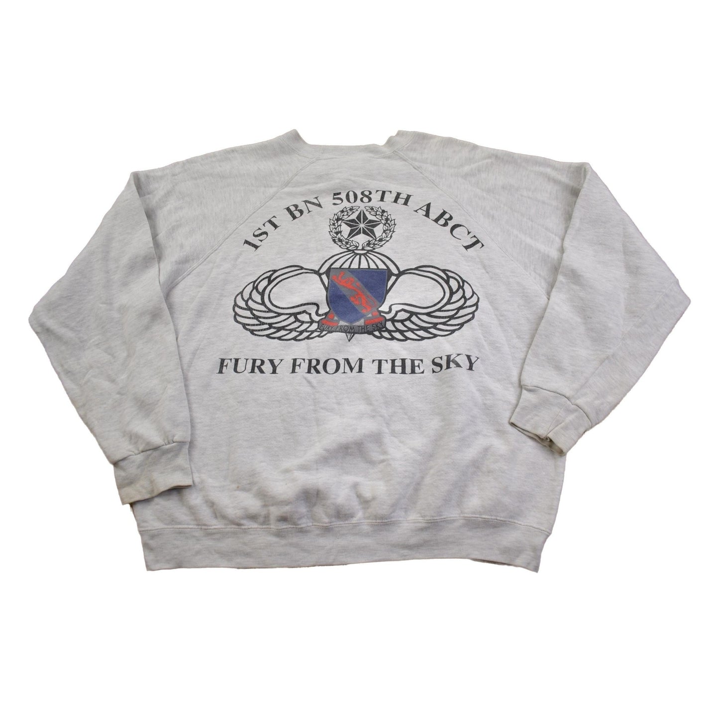 Vintage Y2K Red Devils Military Crewneck Sweatshirt Men's XL from propervintagecanada