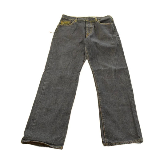 Vintage Y2K Red Monkey Company RMC Embroidered Jeans Men's 33 x 33 from propervintagecanada