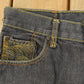 Vintage Y2K Red Monkey Company RMC Embroidered Jeans Men's 33 x 33 from propervintagecanada