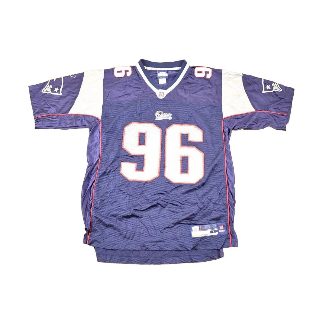 Vintage Y2K Reebok New England Patriots Adalius Thomas NFL Jersey Men's L from propervintagecanada