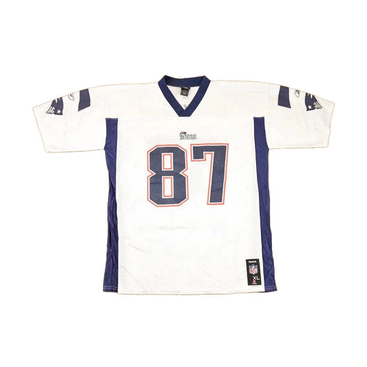 Vintage Y2K Reebok New England Patriots Rob Gronkowski NFL Jersey Men's XL from propervintagecanada
