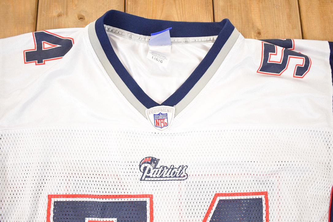 Vintage Y2K Reebok New England Patriots Tedy Bruschi NFL Jersey Men's L from propervintagecanada