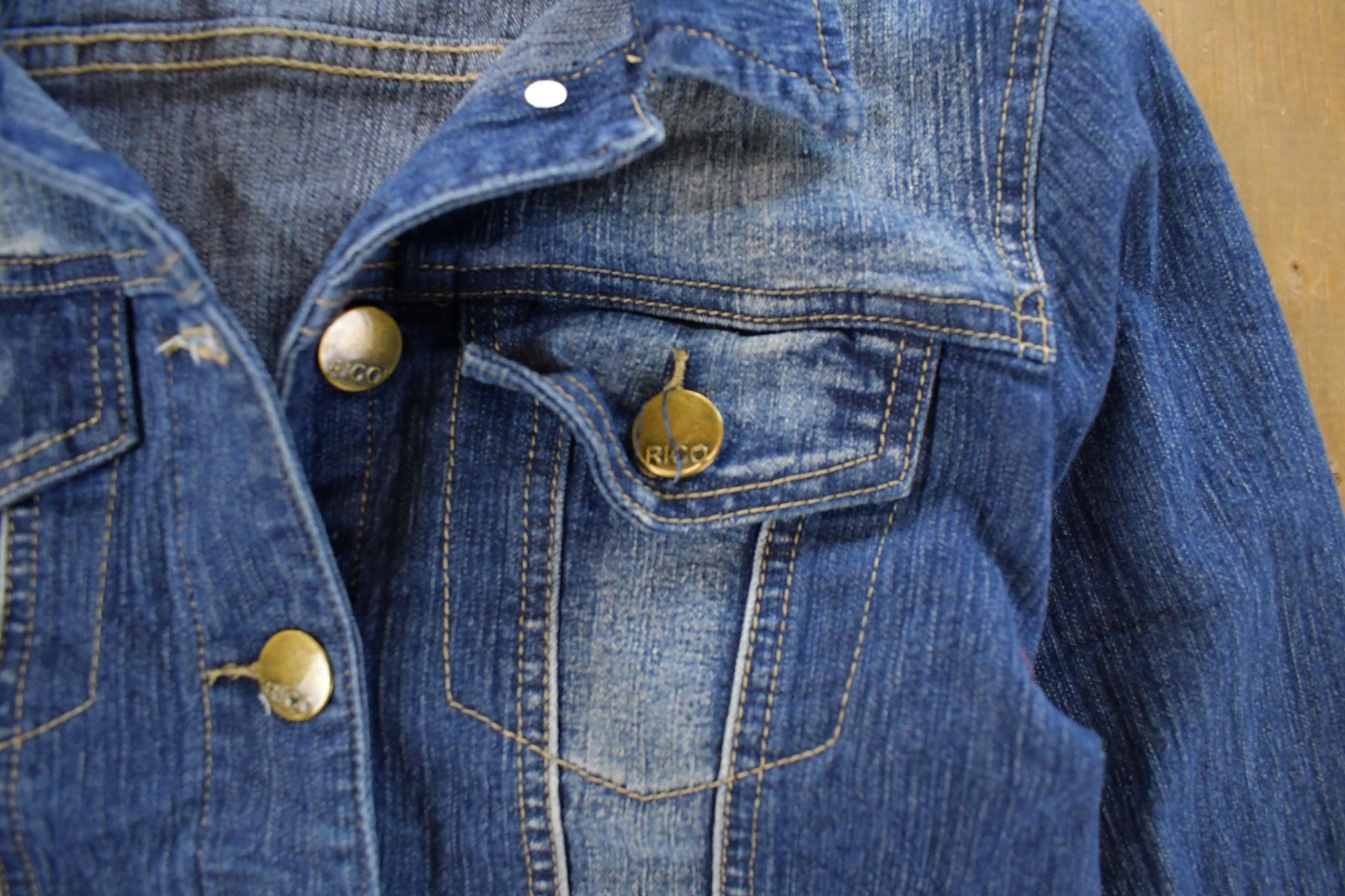 Vintage Y2K Rico Jeans Denim Trucker Jean Jacket Women's Small / Denim Jacket / 2000s Coat from propervintagecanada