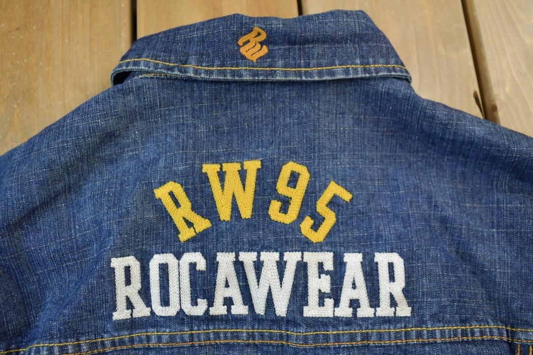 Vintage Y2k Rocawear Denim Jean Jacket Men's 2XL from propervintagecanada
